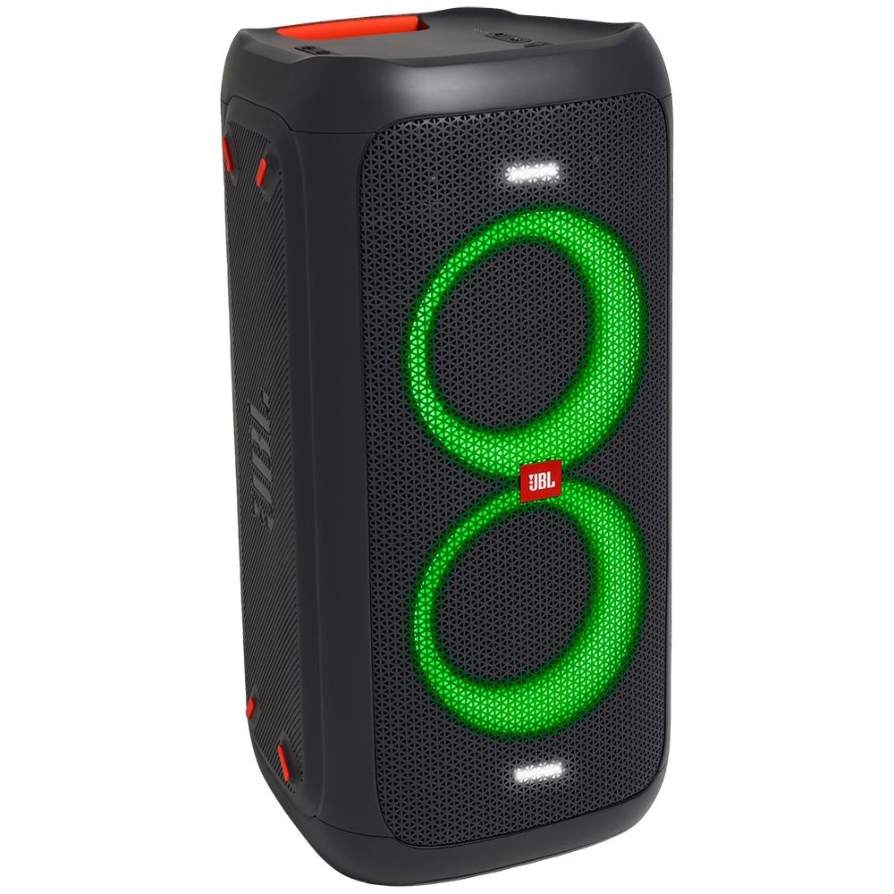 Caixa de Som Portátil JBL PartyBox 100 com Bluetooth, Luzes LED - 160W RMS