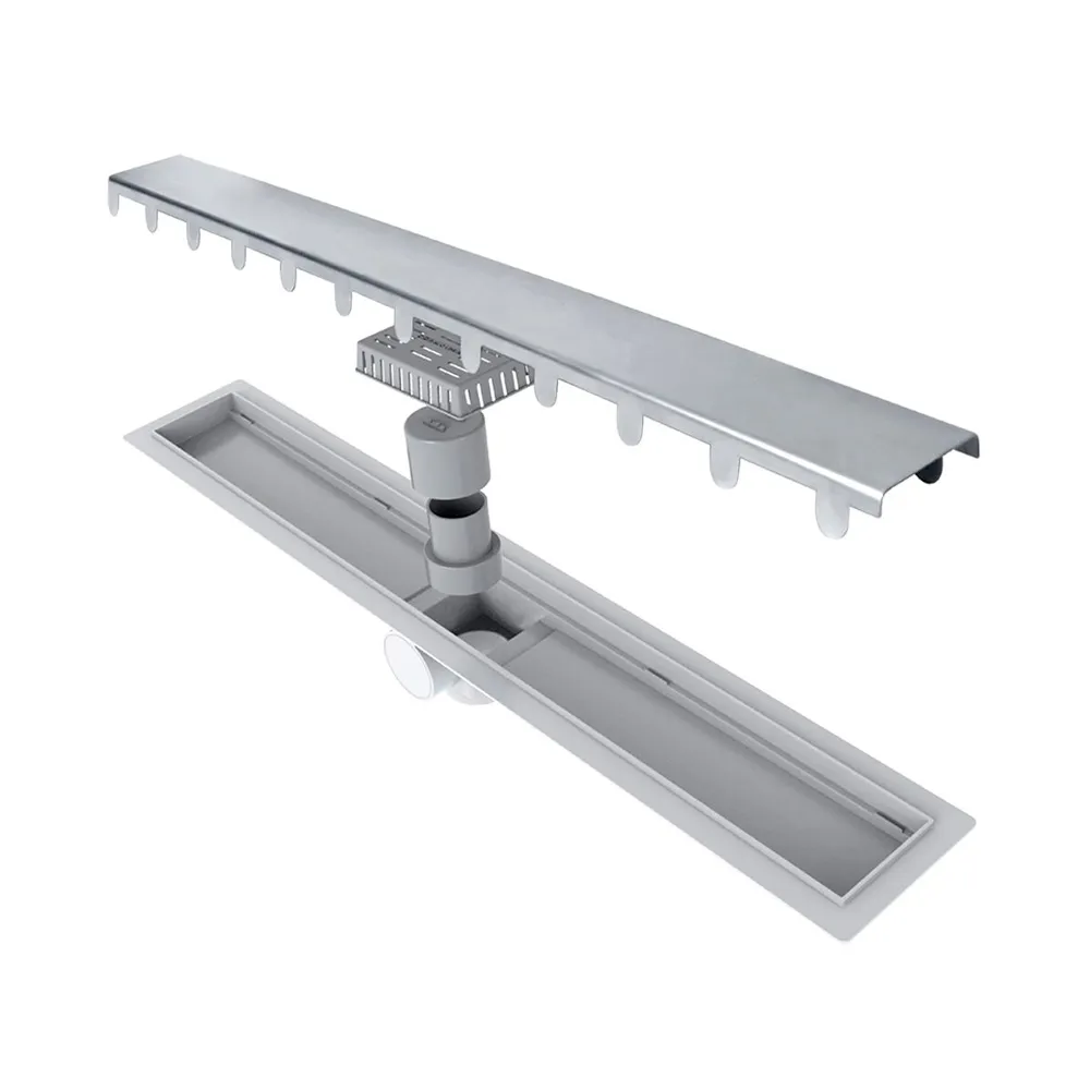 Ralo Sifonado Linear Smart com Tampa Inox 70 CM