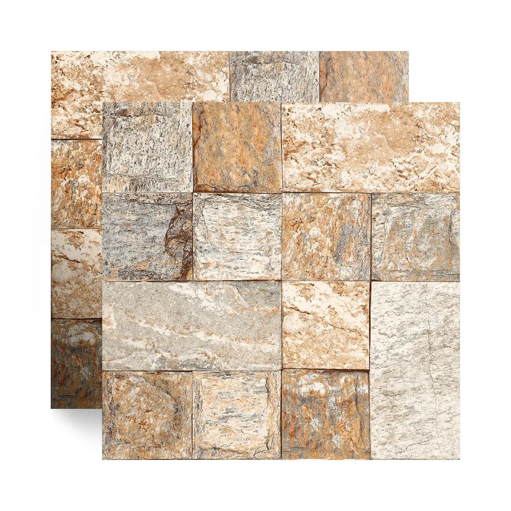 Piso Cerâmico Pedra Granilhado Parati Bold Bege Tipo A 46X46CM